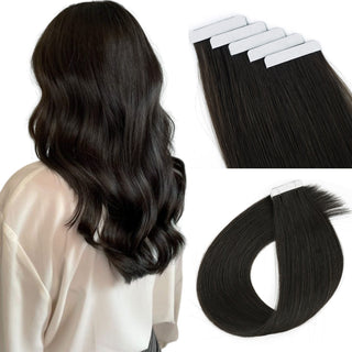 Tape-Ins: Ultra-Flat Seamless Tape-In Hair Extensions — In Stock & Ready to Ship