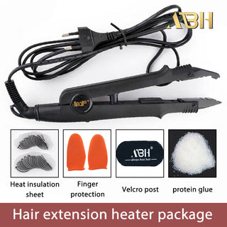 Hair extension heater package